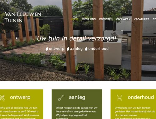 Nieuwe website van Van Leeuwen Tuinen gelanceerd!