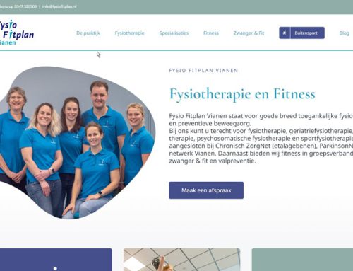 De nieuwe website van Fysio Fitplan Vianen staat live!